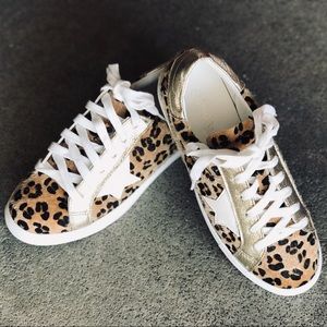Dale Cheetah Animal Print Star Platform Sneaker